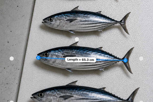 MatsyaMetri enables users to capture images of fish and estimate their dimensions using an intelligent, image-based measuring tool.